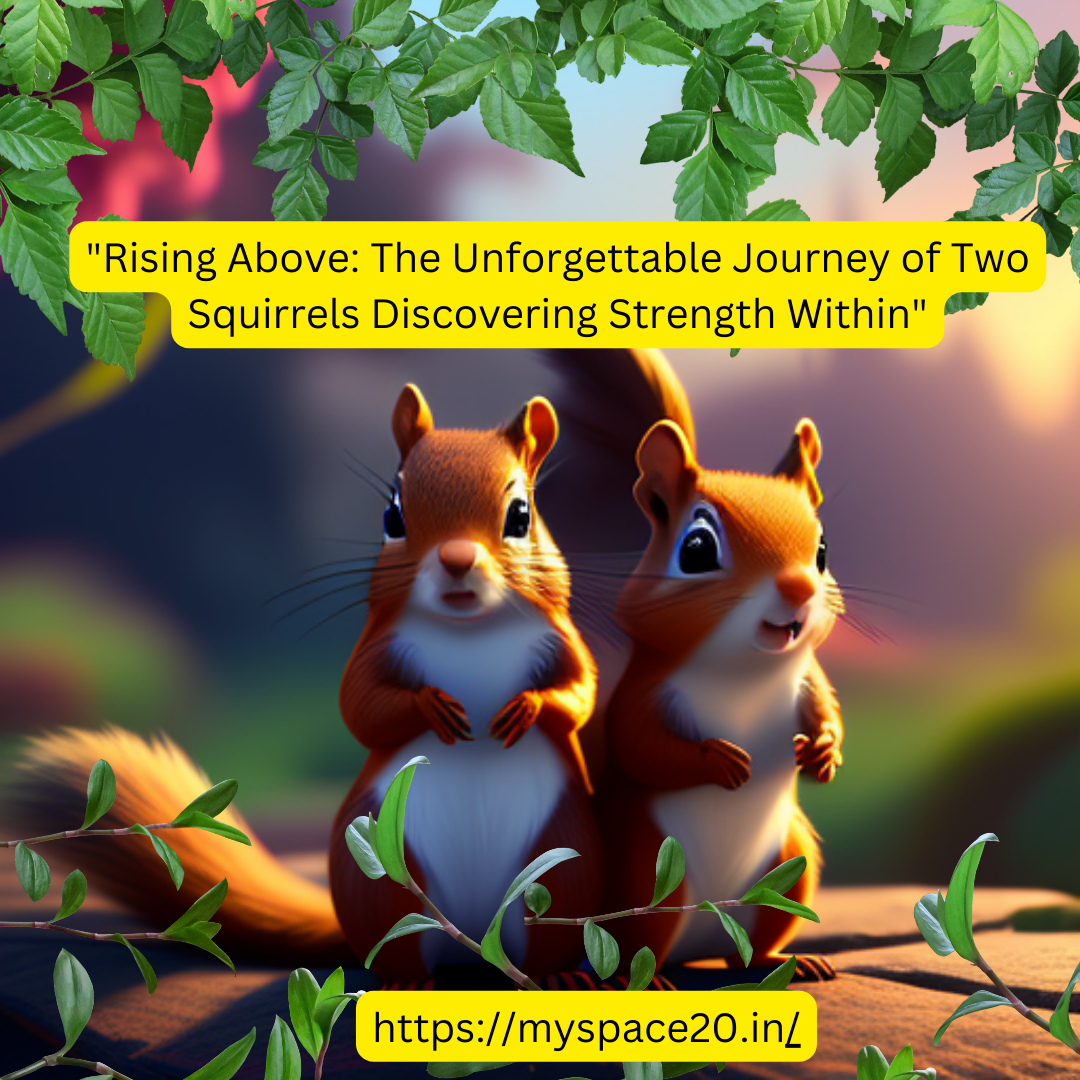 Nutmeg and Acorn, two squirrels lives were filled with laughter, playfulness, and the simple pleasure of exploring the beauty of nature.